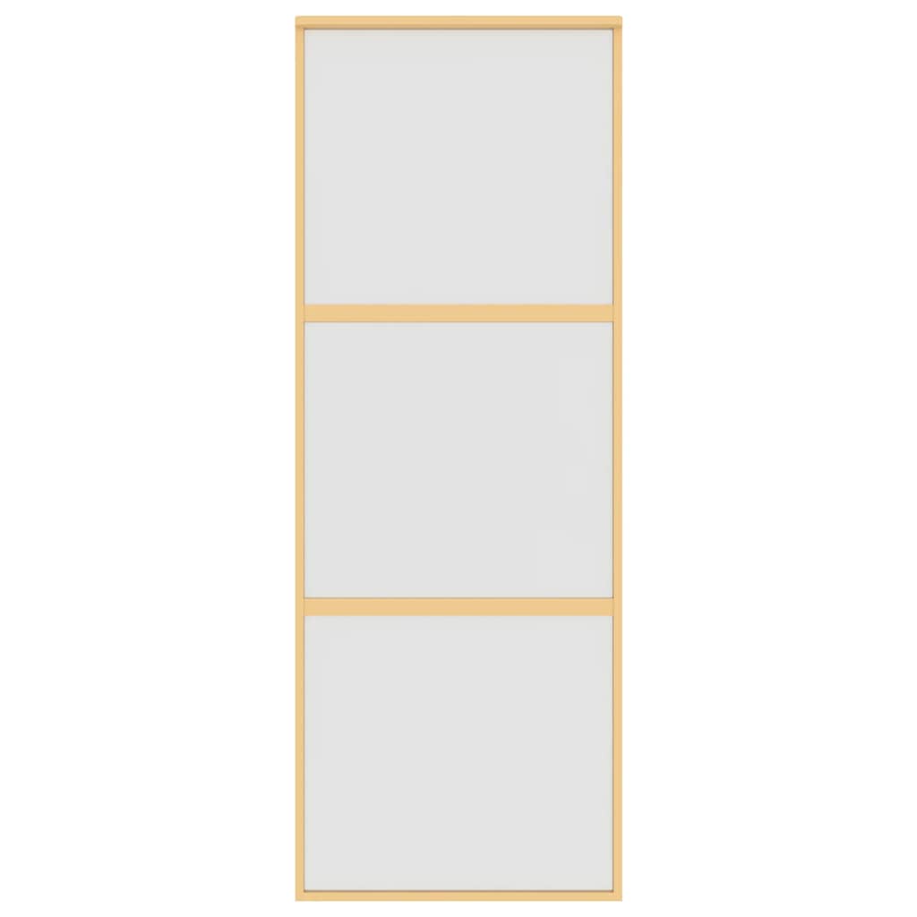 Liukuovi Kulta 76X205 Cm Himmeä Esg-Lasi Ja Alumiini