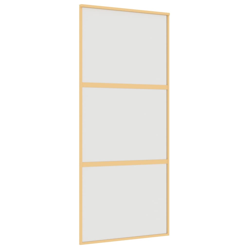 Liukuovi Kulta 90X205 Cm Himmeä Esg-Lasi Ja Alumiini