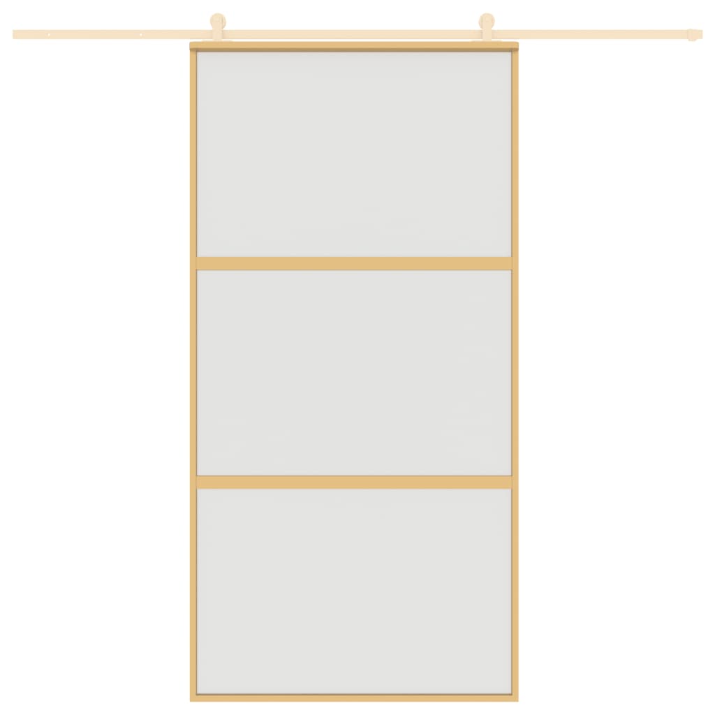 Liukuovi Kulta 102,5X205 Cm Himmeä Esg-Lasi Ja Alumiini