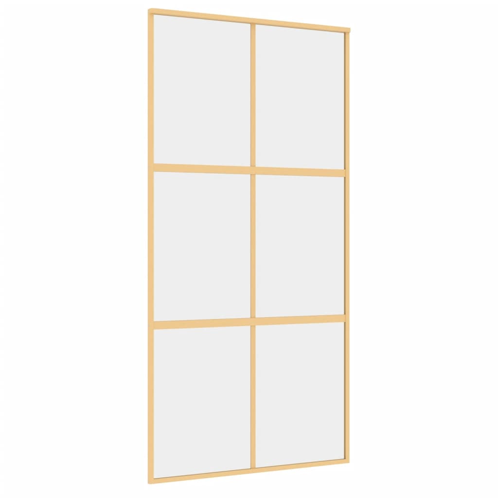 Liukuovi Kulta 102,5X205 Cm Kirkas Esg-Lasi Ja Alumiini