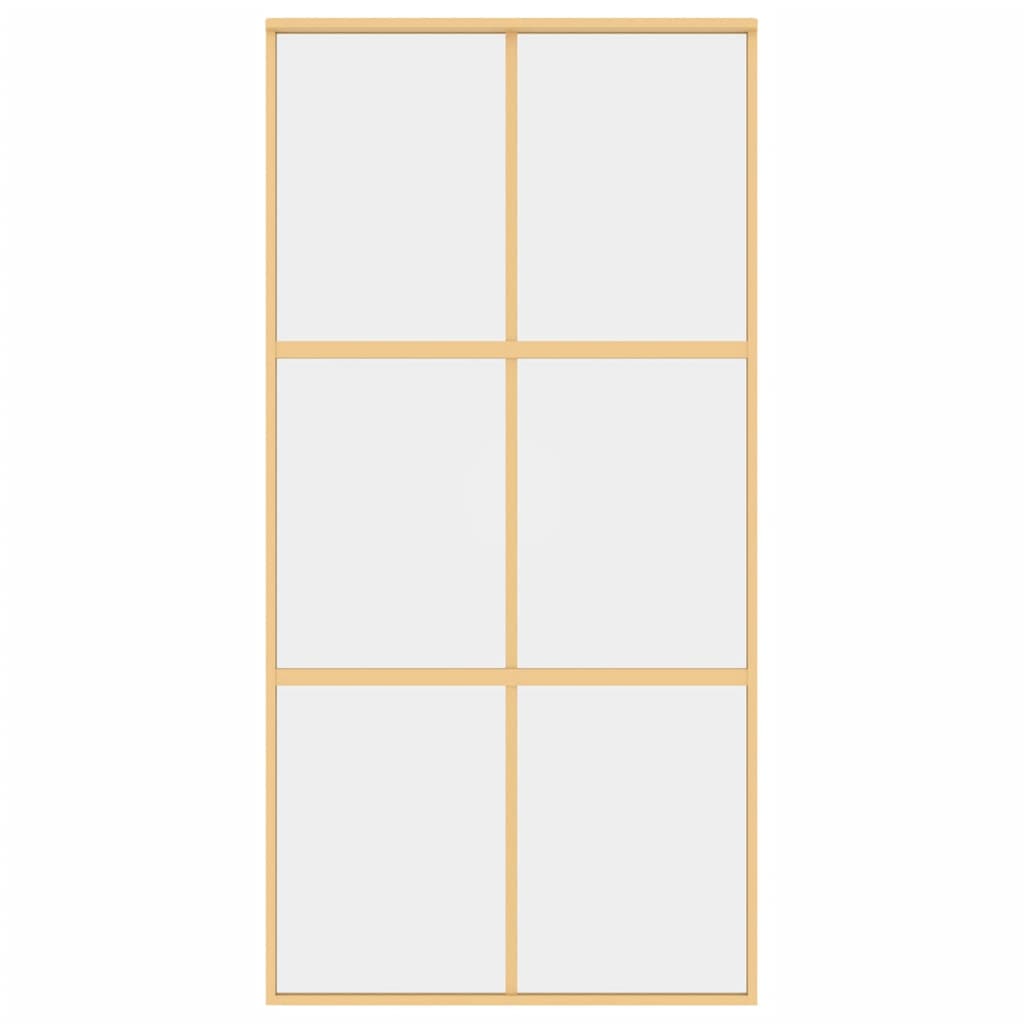 Liukuovi Kulta 102,5X205 Cm Kirkas Esg-Lasi Ja Alumiini