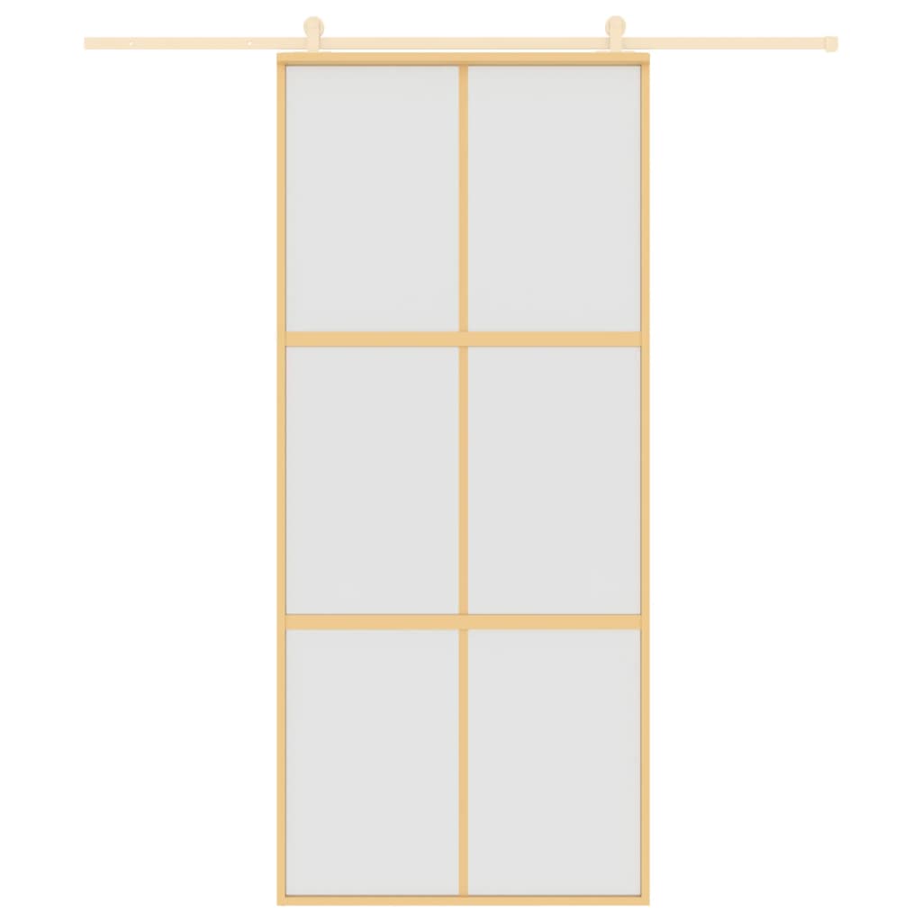 Liukuovi Kulta 90X205 Cm Himmeä Esg-Lasi Ja Alumiini
