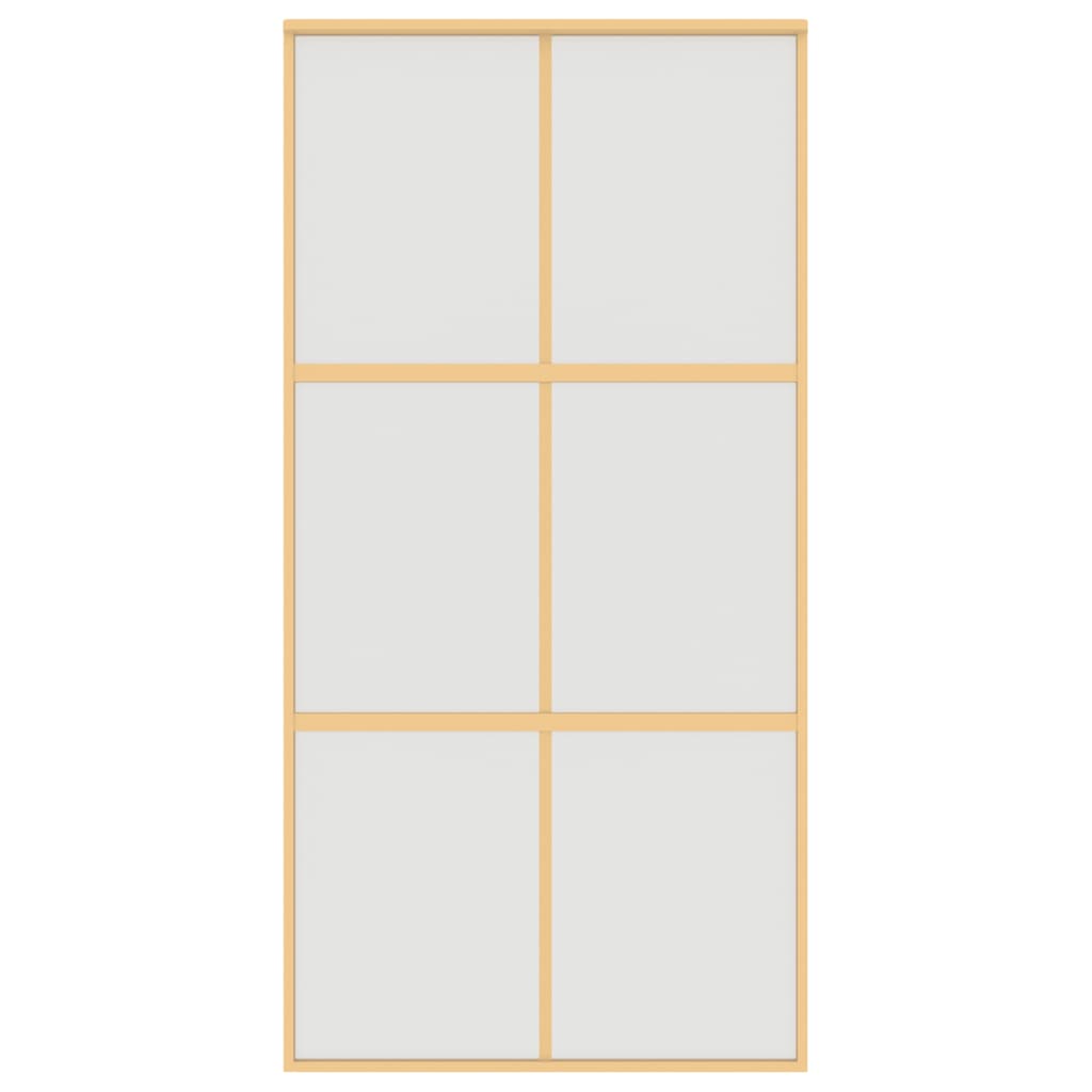 Liukuovi Kulta 102,5X205 Cm Himmeä Esg-Lasi Ja Alumiini