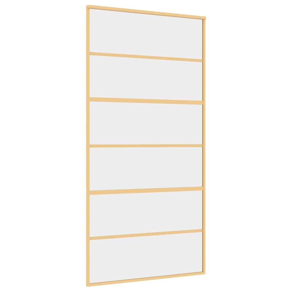 Liukuovi Kulta 102,5X205 Cm Kirkas Esg-Lasi Ja Alumiini