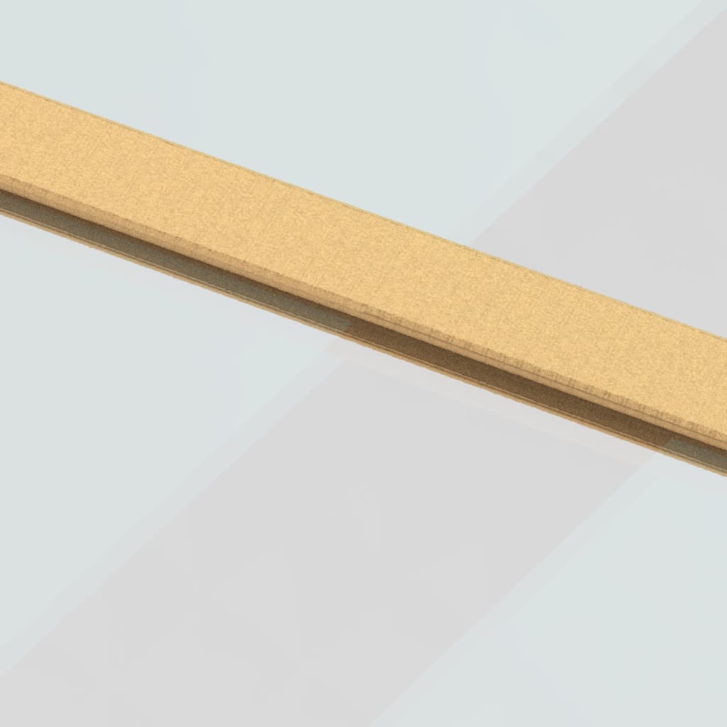 Liukuovi Kulta 102,5X205 Cm Kirkas Esg-Lasi Ja Alumiini