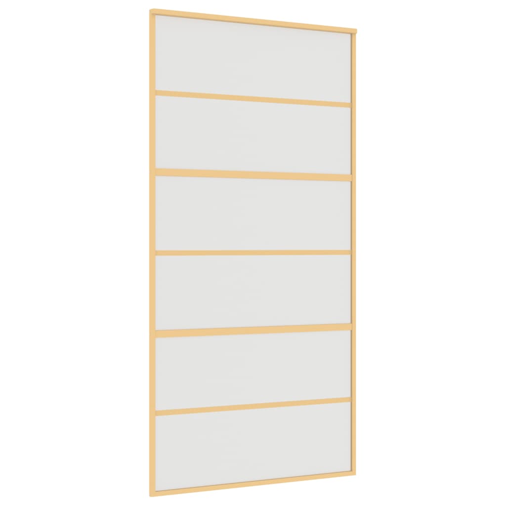 Liukuovi Kulta 102,5X205 Cm Himmeä Esg-Lasi Ja Alumiini