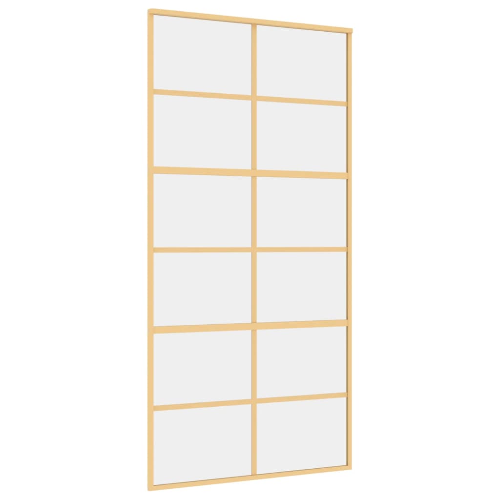 Liukuovi Kulta 102,5X205 Cm Kirkas Esg-Lasi Ja Alumiini