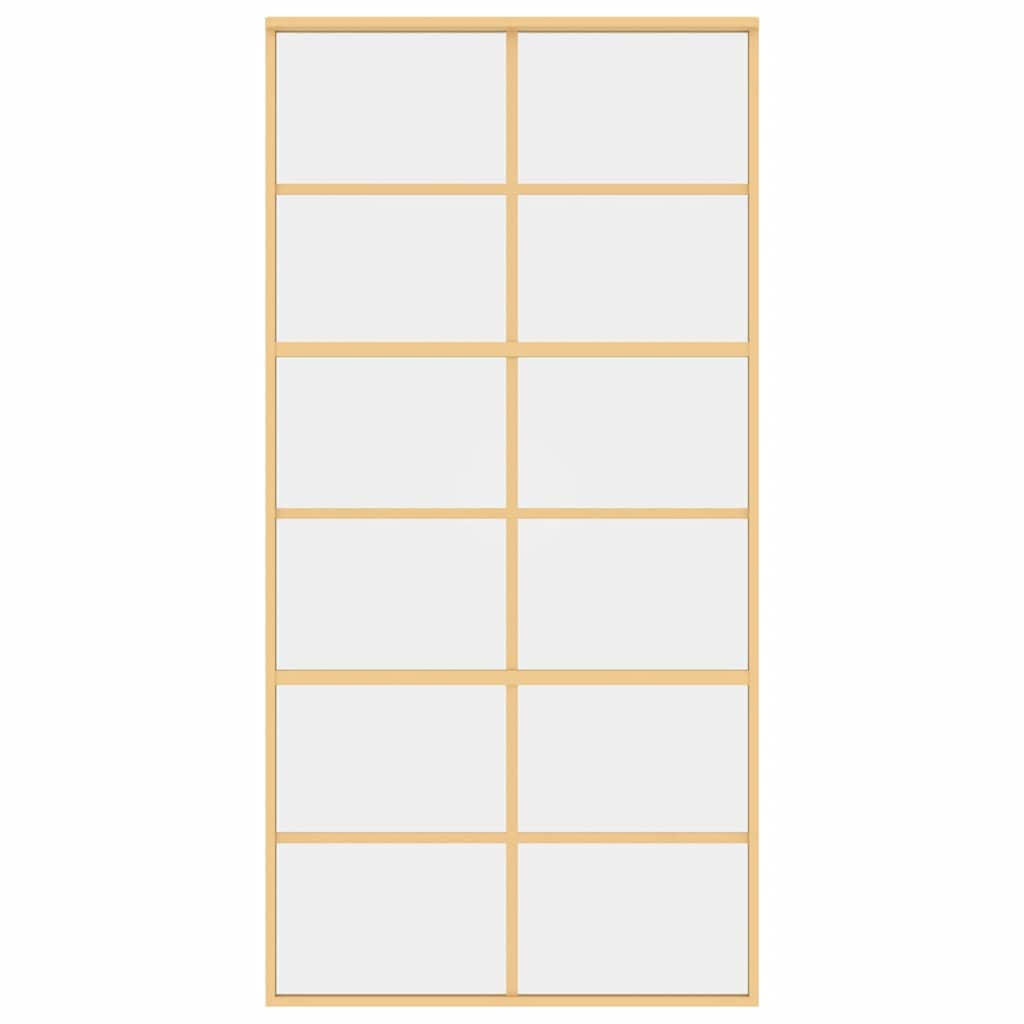 Liukuovi Kulta 102,5X205 Cm Kirkas Esg-Lasi Ja Alumiini