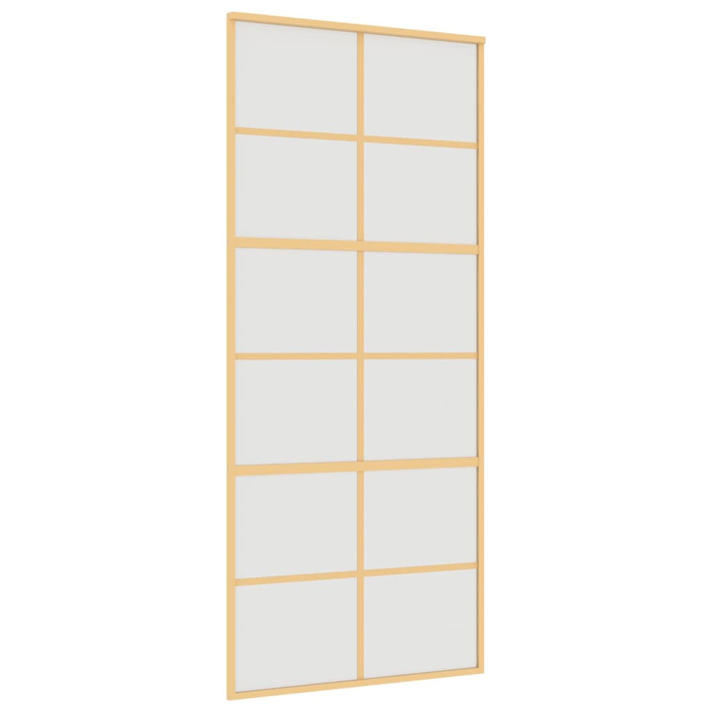 Liukuovi Kulta 90X205 Cm Himmeä Esg-Lasi Ja Alumiini