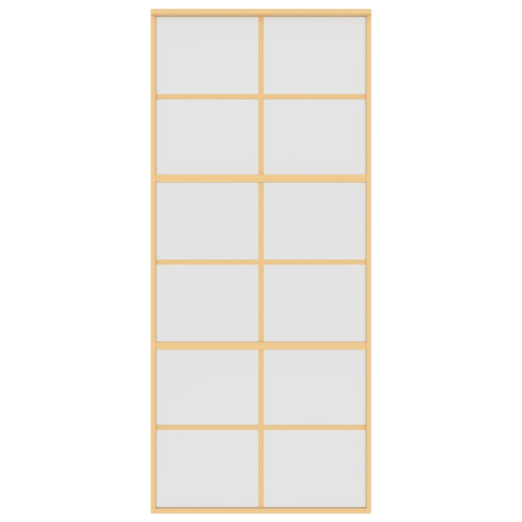 Liukuovi Kulta 90X205 Cm Himmeä Esg-Lasi Ja Alumiini