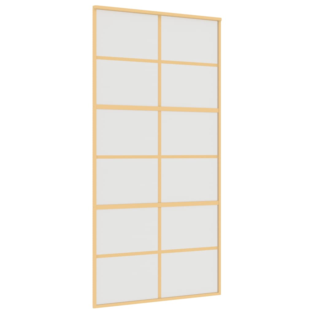 Liukuovi Kulta 102,5X205 Cm Himmeä Esg-Lasi Ja Alumiini