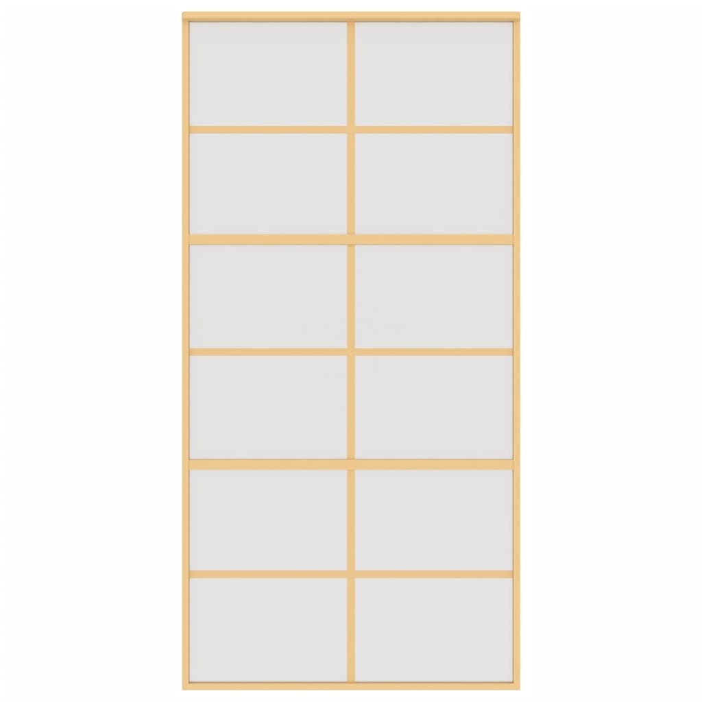 Liukuovi Kulta 102,5X205 Cm Himmeä Esg-Lasi Ja Alumiini