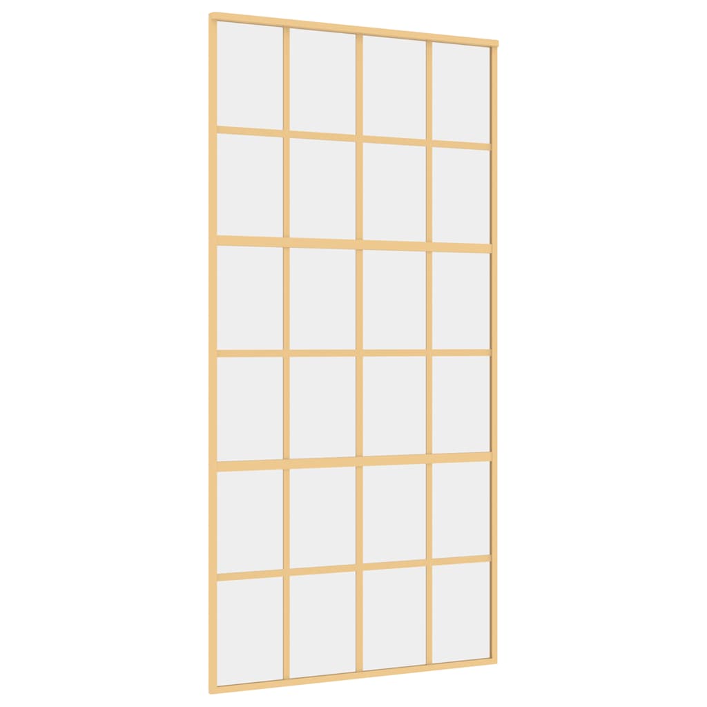 Liukuovi Kulta 102,5X205 Cm Kirkas Esg-Lasi Ja Alumiini