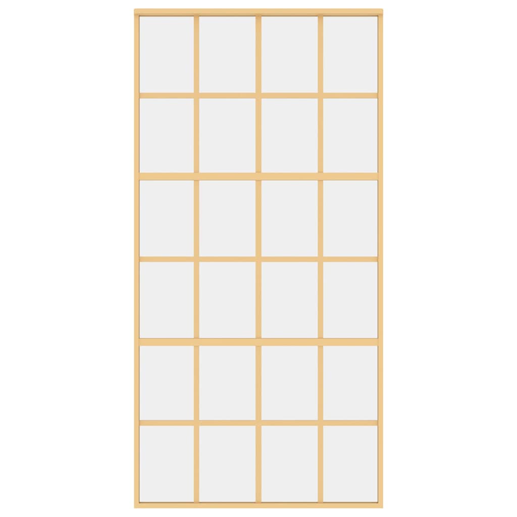 Liukuovi Kulta 102,5X205 Cm Kirkas Esg-Lasi Ja Alumiini