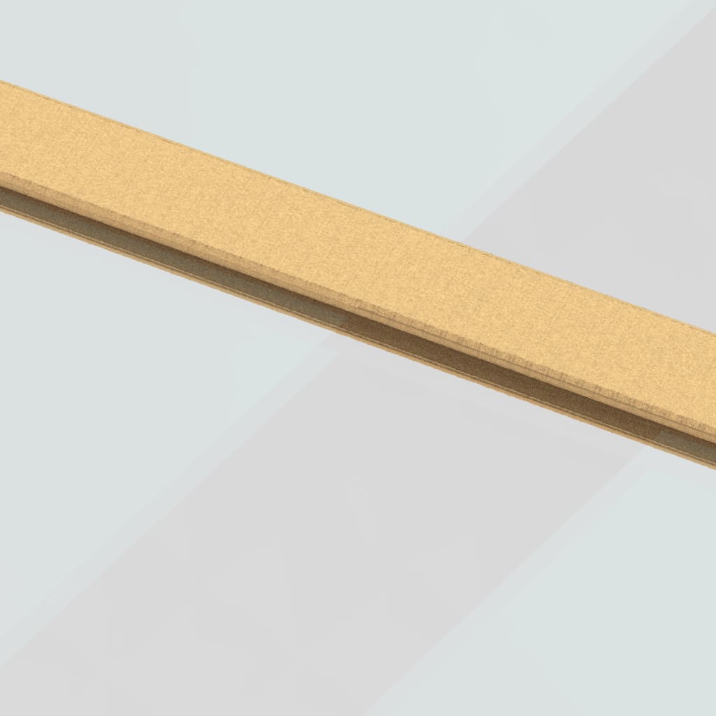 Liukuovi Kulta 102,5X205 Cm Kirkas Esg-Lasi Ja Alumiini