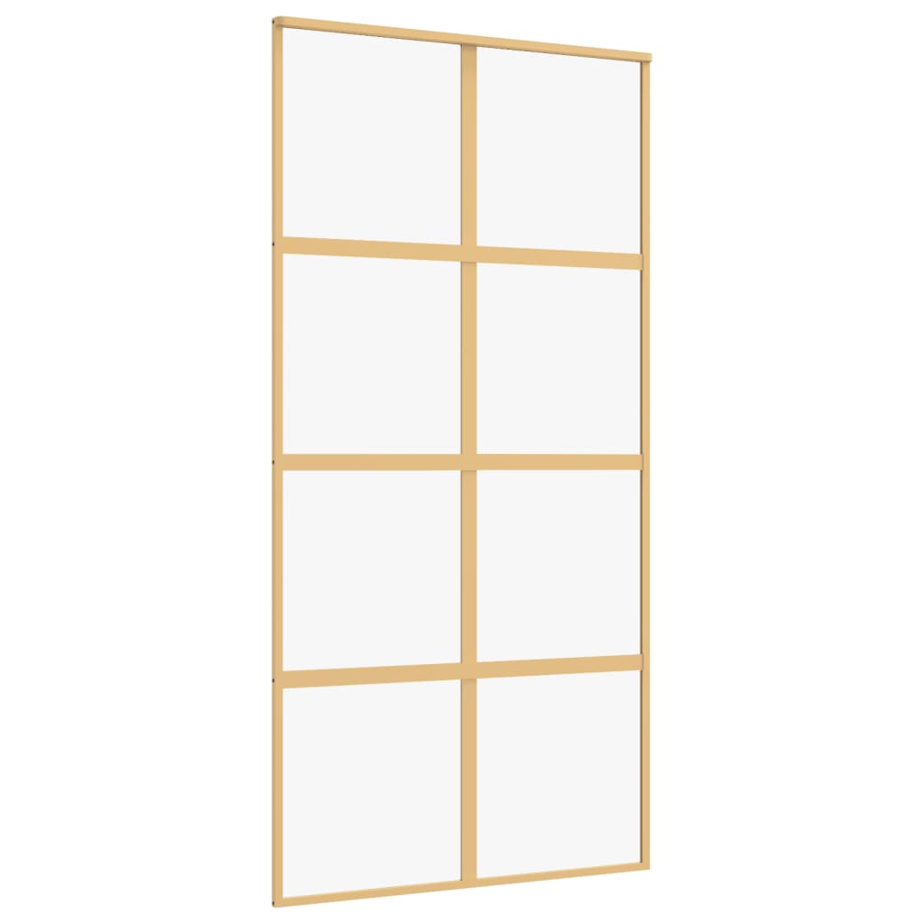 Liukuovi Kulta 102,5X205 Cm Kirkas Esg-Lasi Ja Alumiini