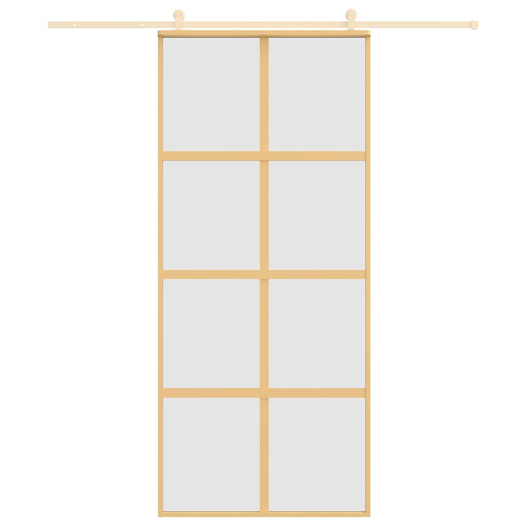 Liukuovi Kulta 90X205 Cm Himmeä Esg-Lasi Ja Alumiini