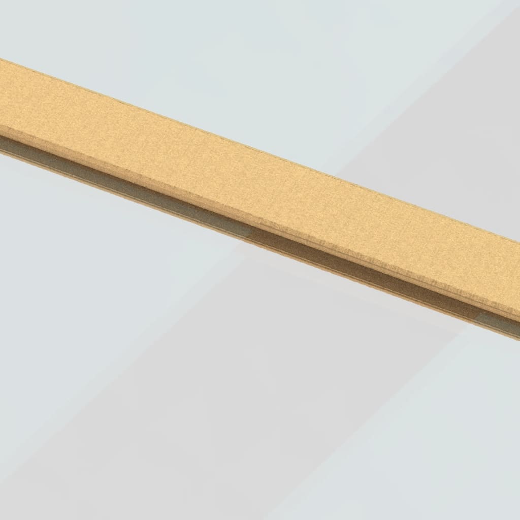Liukuovi Kulta 90X205 Cm Kirkas Esg-Lasi Ja Alumiini