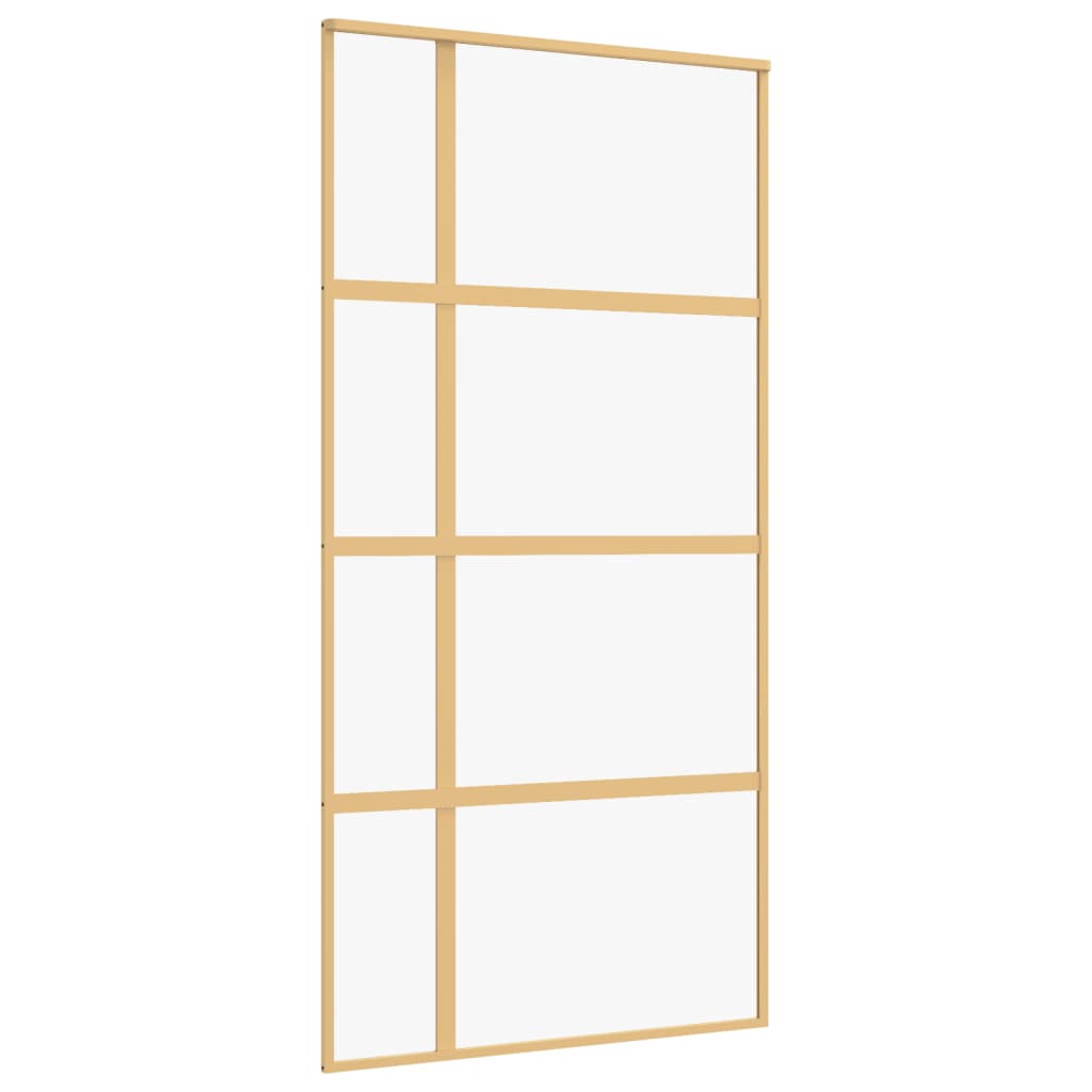Liukuovi Kulta 102,5X205 Cm Kirkas Esg-Lasi Ja Alumiini