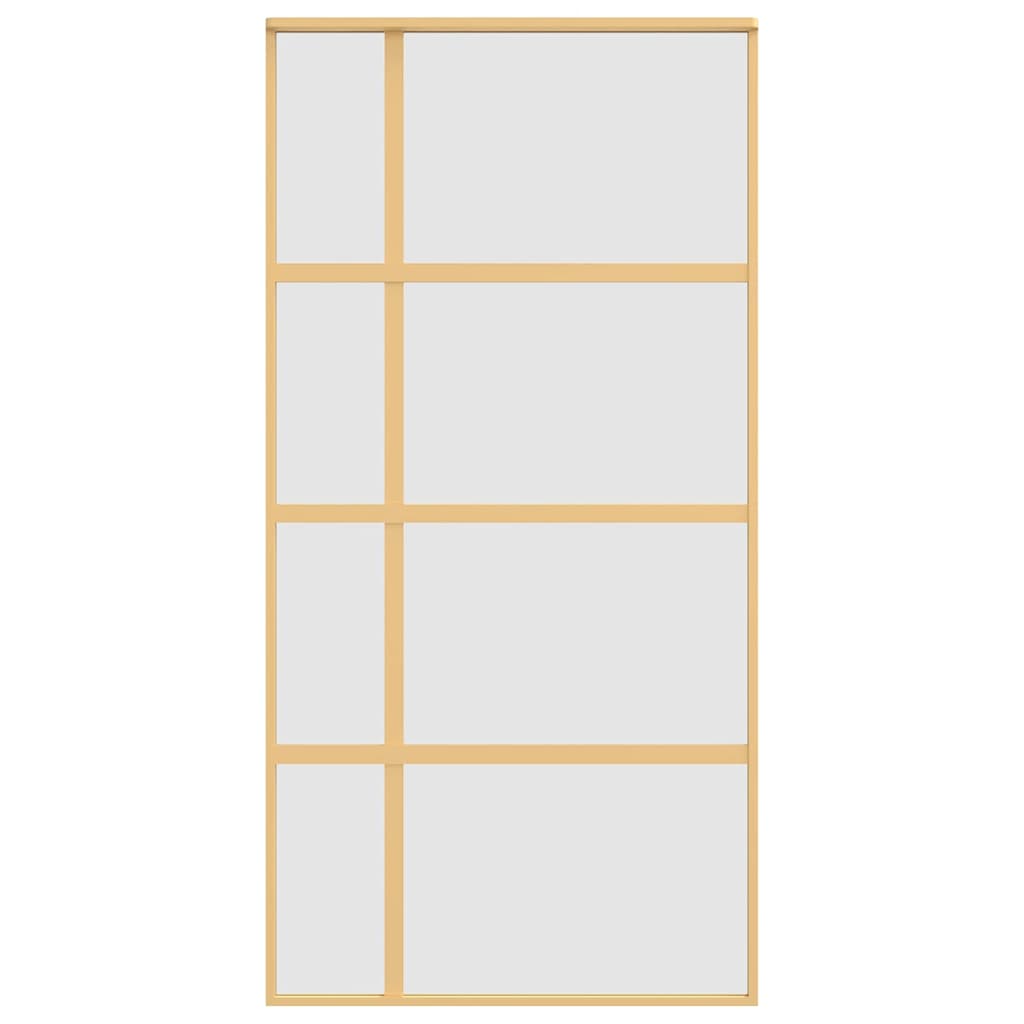 Liukuovi Kulta 102,5X205 Cm Himmeä Esg-Lasi Ja Alumiini