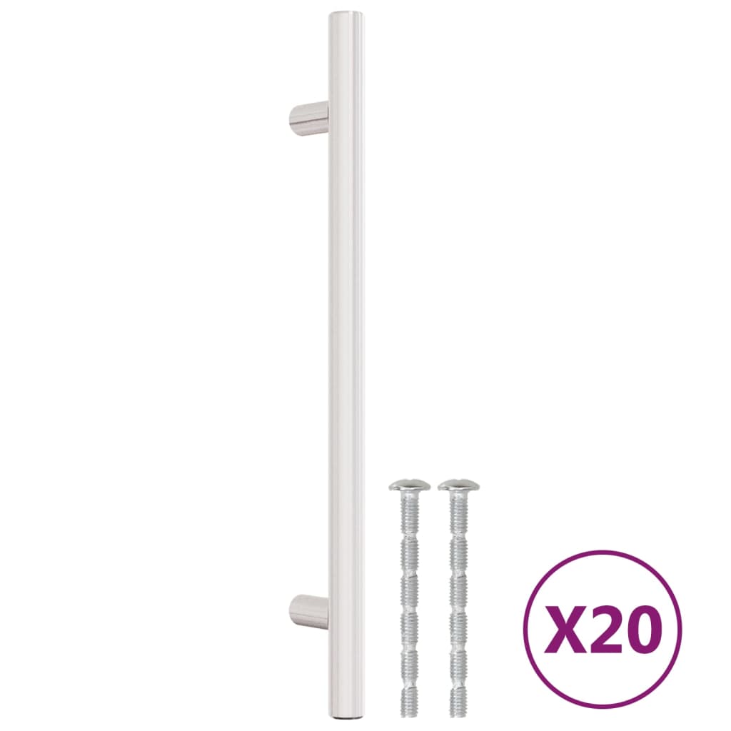 Kaapin Kahvat 20 Kpl Hopea 160 Mm Ruostumaton Teräs