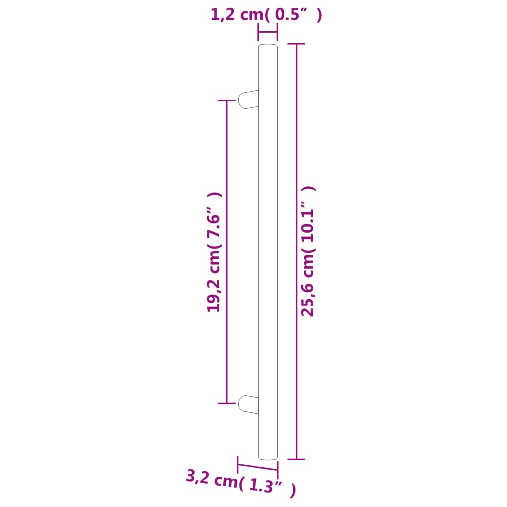 Kaapin Kahvat 20 Kpl Kulta 192 Mm Ruostumaton Teräs