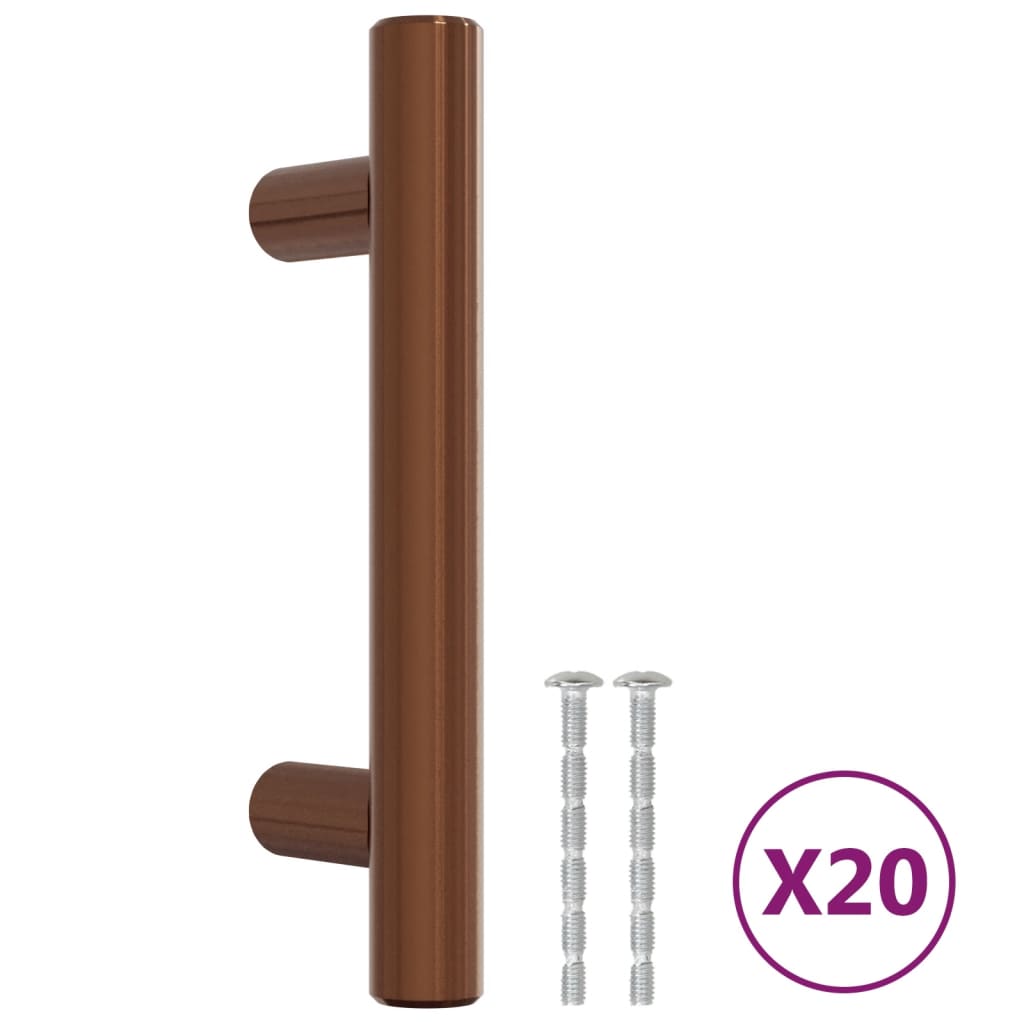 Kaapin Kahvat 20 Kpl Pronssi 64 Mm Ruostumaton Teräs