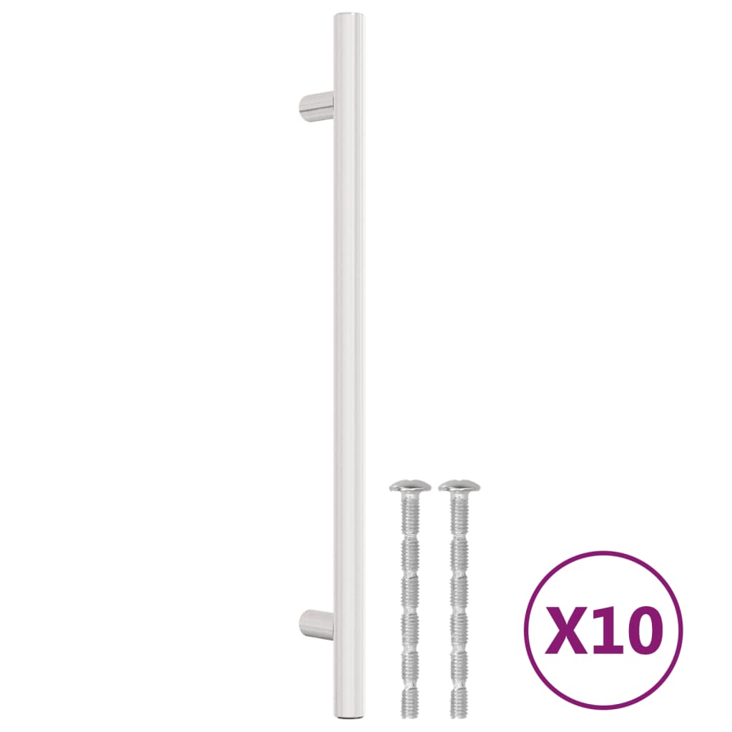 Kaapin Kahvat 10 Kpl Hopea 192 Mm Ruostumaton Teräs