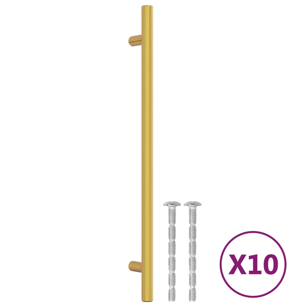 Kaapin Kahvat 10 Kpl Kulta 224 Mm Ruostumaton Teräs