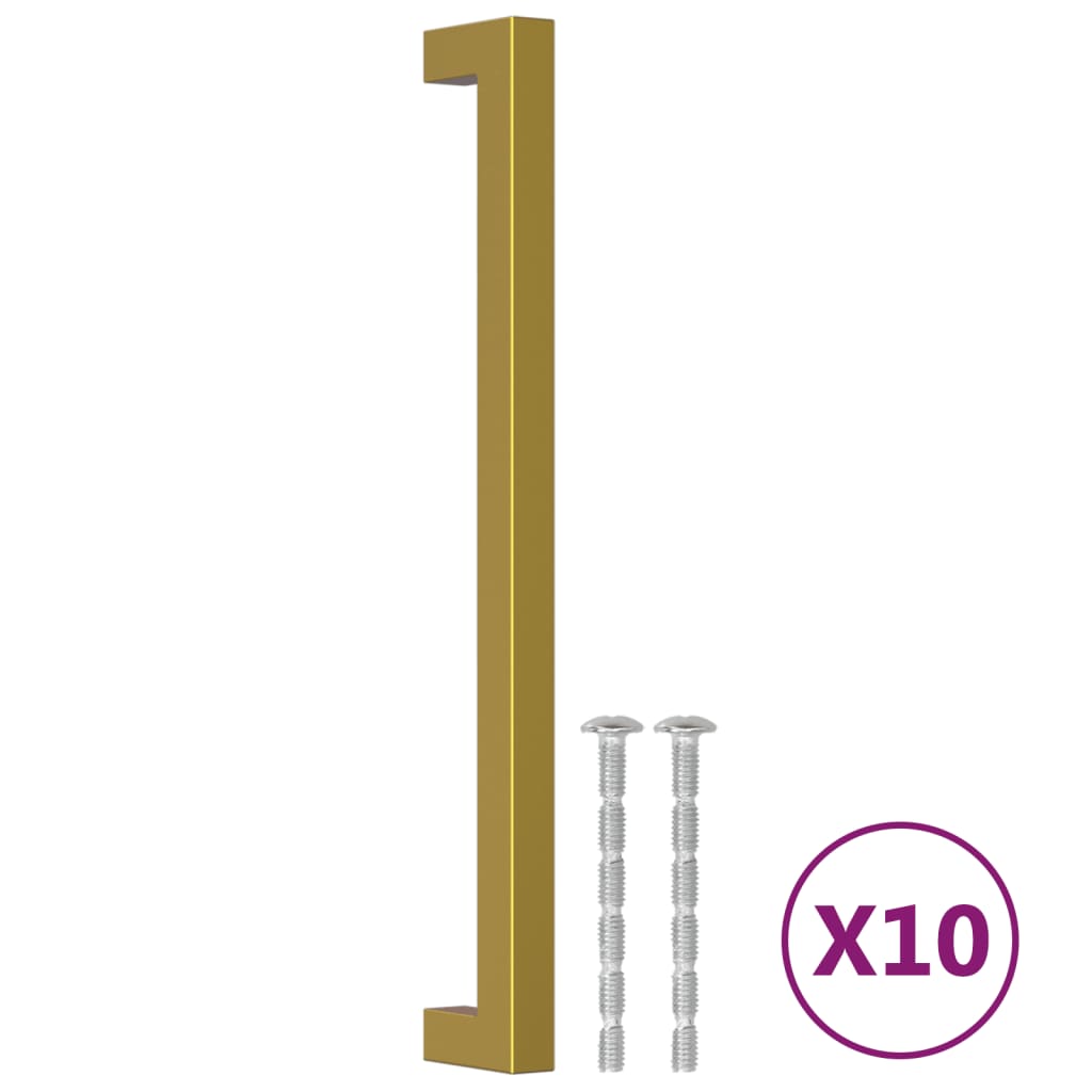 Kaapin Kahvat 10 Kpl Kulta 224 Mm Ruostumaton Teräs