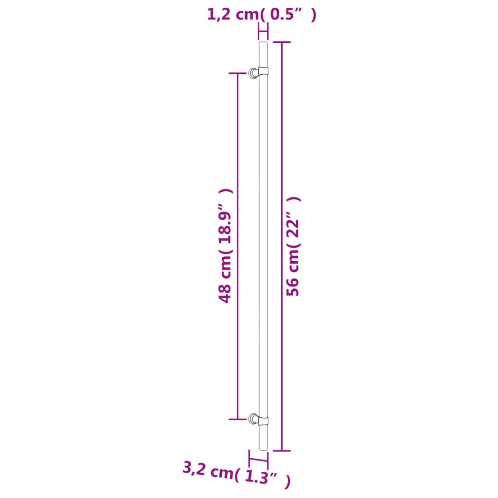 Kaapin Kahvat 10 Kpl Pronssi 480 Mm Ruostumaton Teräs