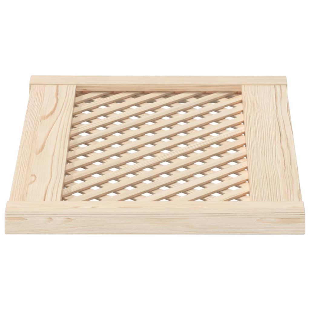 Kaapin Ovet Ristikkomuotoilu 2 Kpl 59,5X39,5 Cm Täysi Mänty