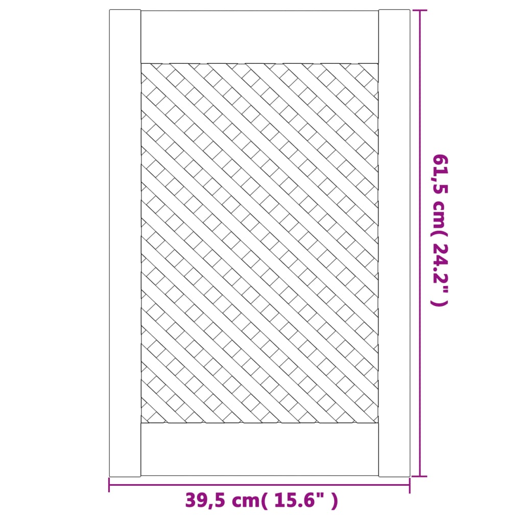 Kaapin Ovet Ristikkomuotoilu 2 Kpl 39,5X61,5 Cm Täysi Mänty