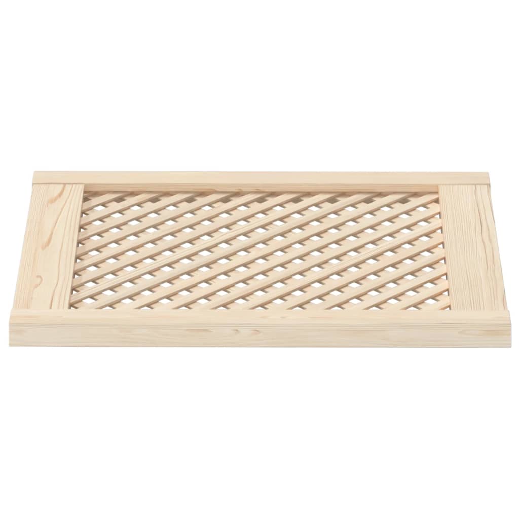 Kaapin Ovet Ristikkomuotoilu 2 Kpl 49,5X61,5 Cm Täysi Mänty