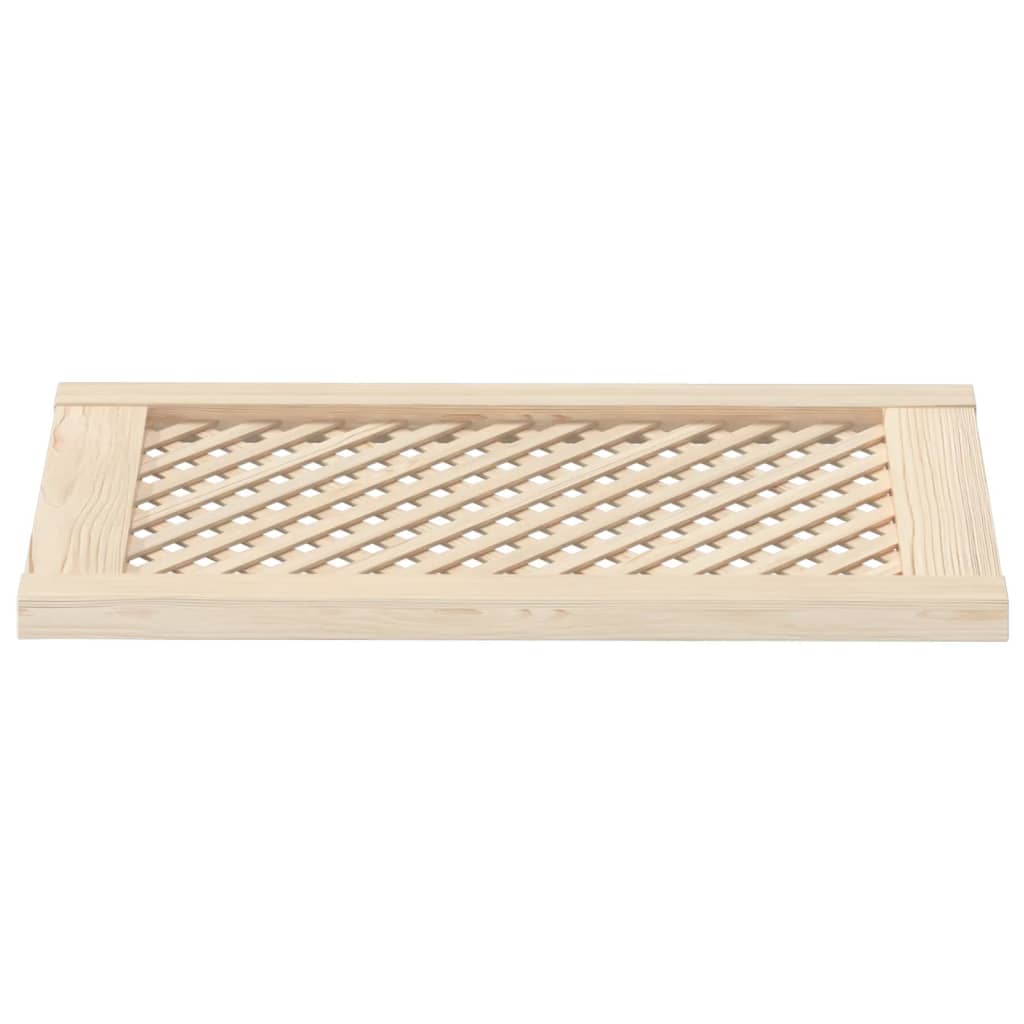 Kaapin Ovet Ristikkomuotoilu 2 Kpl 39,5X69 Cm Täysi Mänty