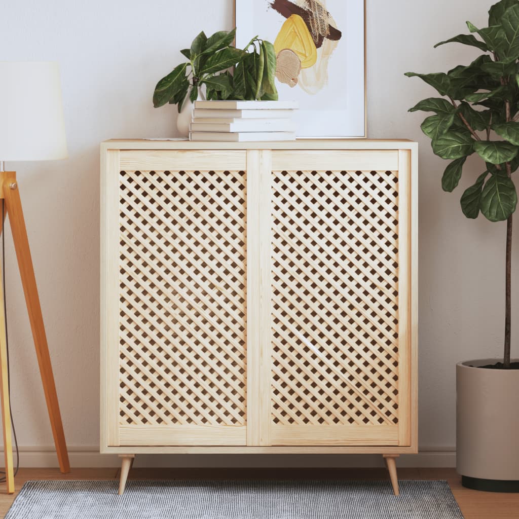 Kaapin Ovet Ristikkomuotoilu 2 Kpl 49,5X99 Cm Täysi Mänty