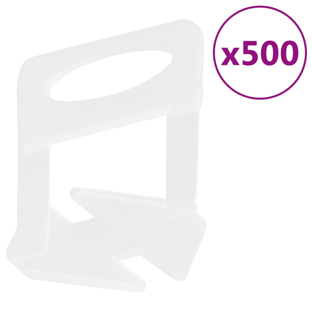 Laattojen Tasausjärjestelmä 250 Kiilaa 500 Klipsiä 1 Mm