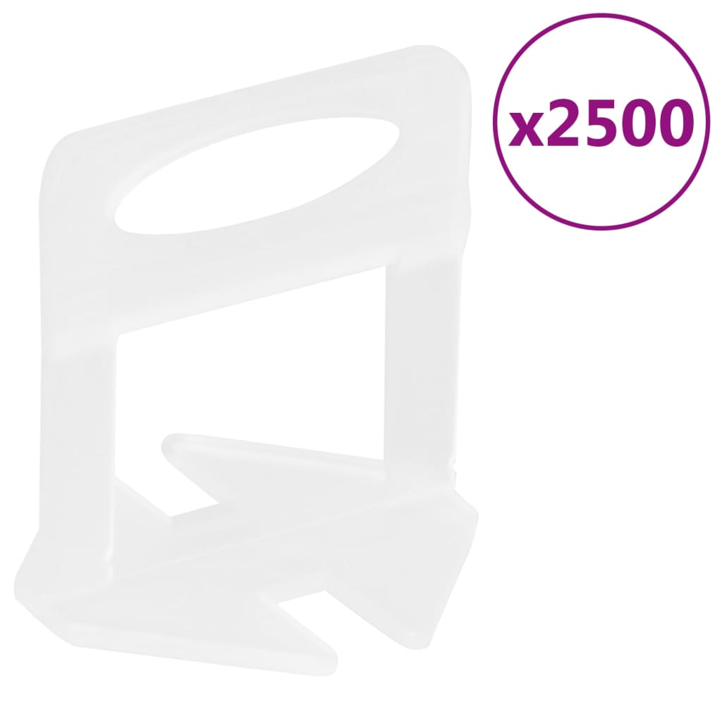Laattojen Tasausjärjestelmä 500 Kiilaa 2500 Klipsiä 1 Mm