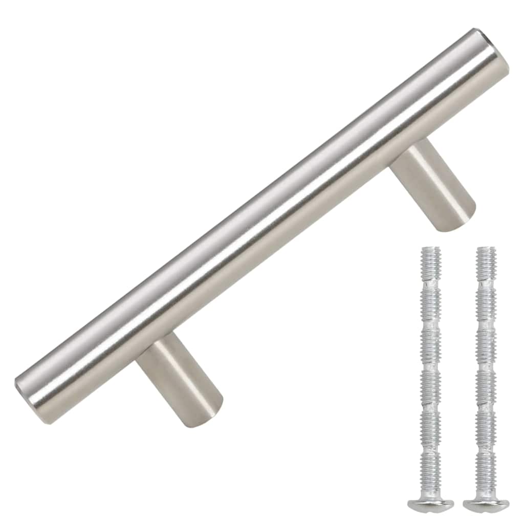 Kaapin Kahvat 10 Kpl Hopea 64 Mm Ruostumaton Teräs