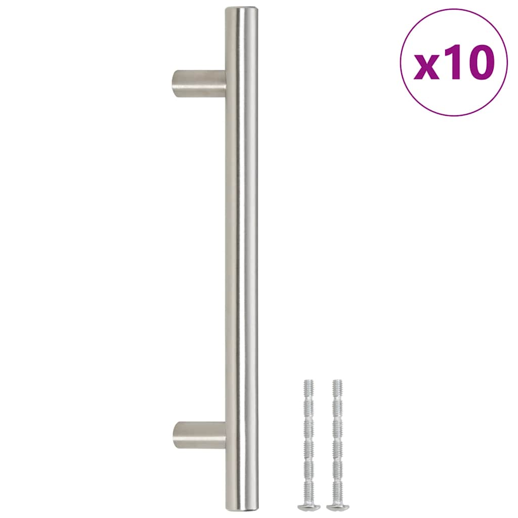 Kaapin Kahvat 10 Kpl Hopea 128 Mm Ruostumaton Teräs