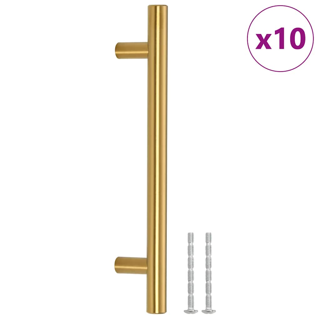 Kaapin Kahvat 10 Kpl Kulta 128 Mm Ruostumaton Teräs