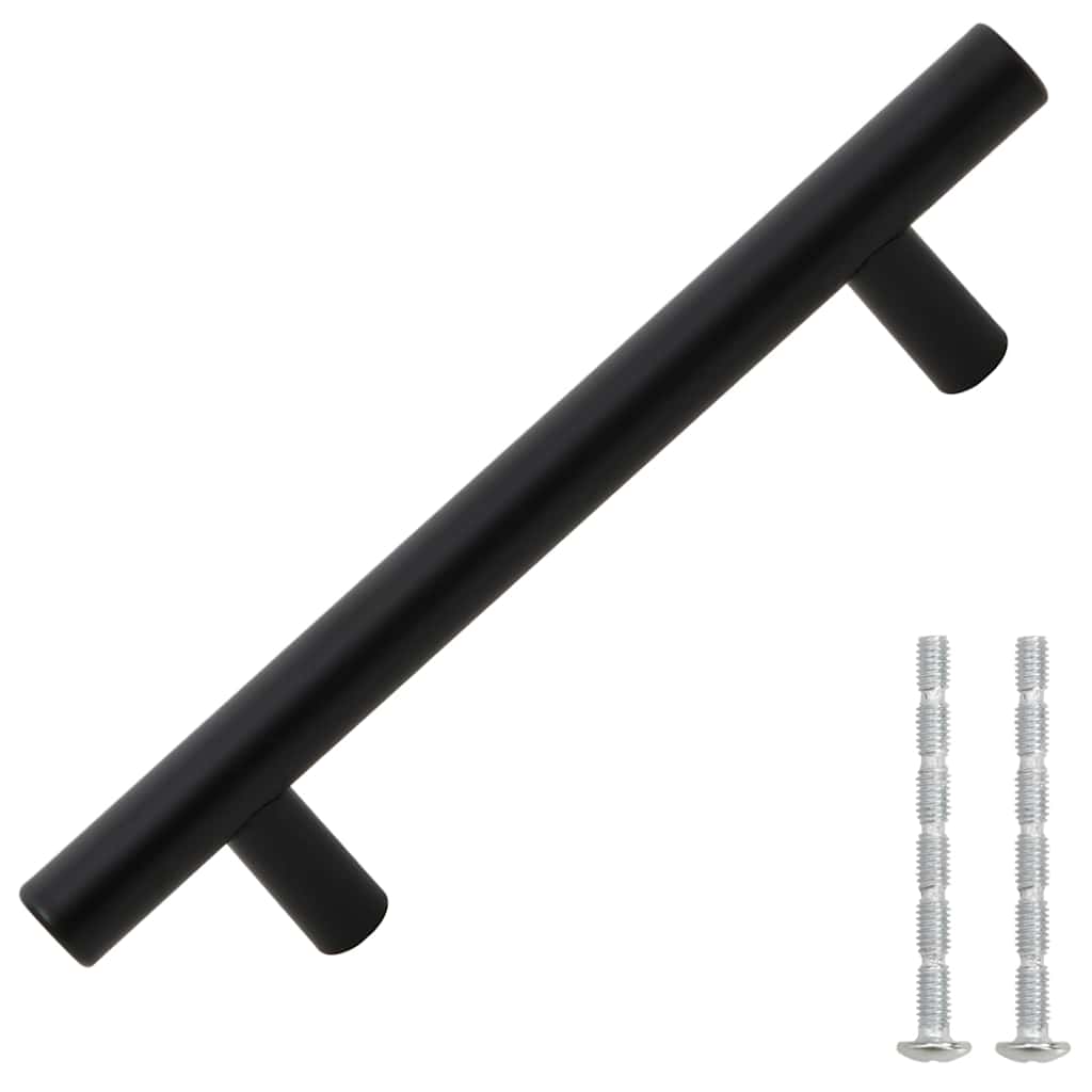 Kaapin Kahvat 10 Kpl Musta 96 Mm Ruostumaton Teräs