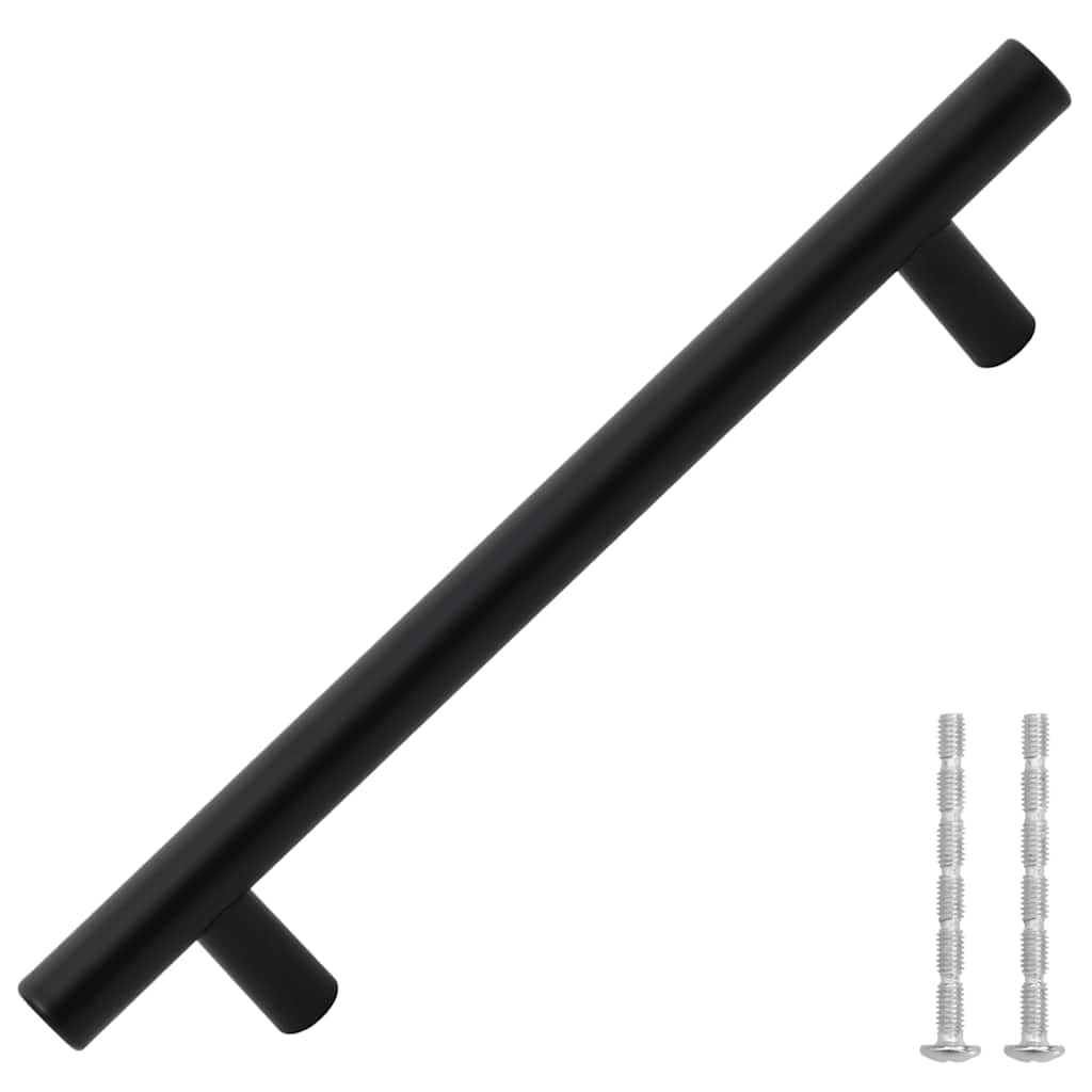 Kaapin Kahvat 10 Kpl Musta 128 Mm Ruostumaton Teräs