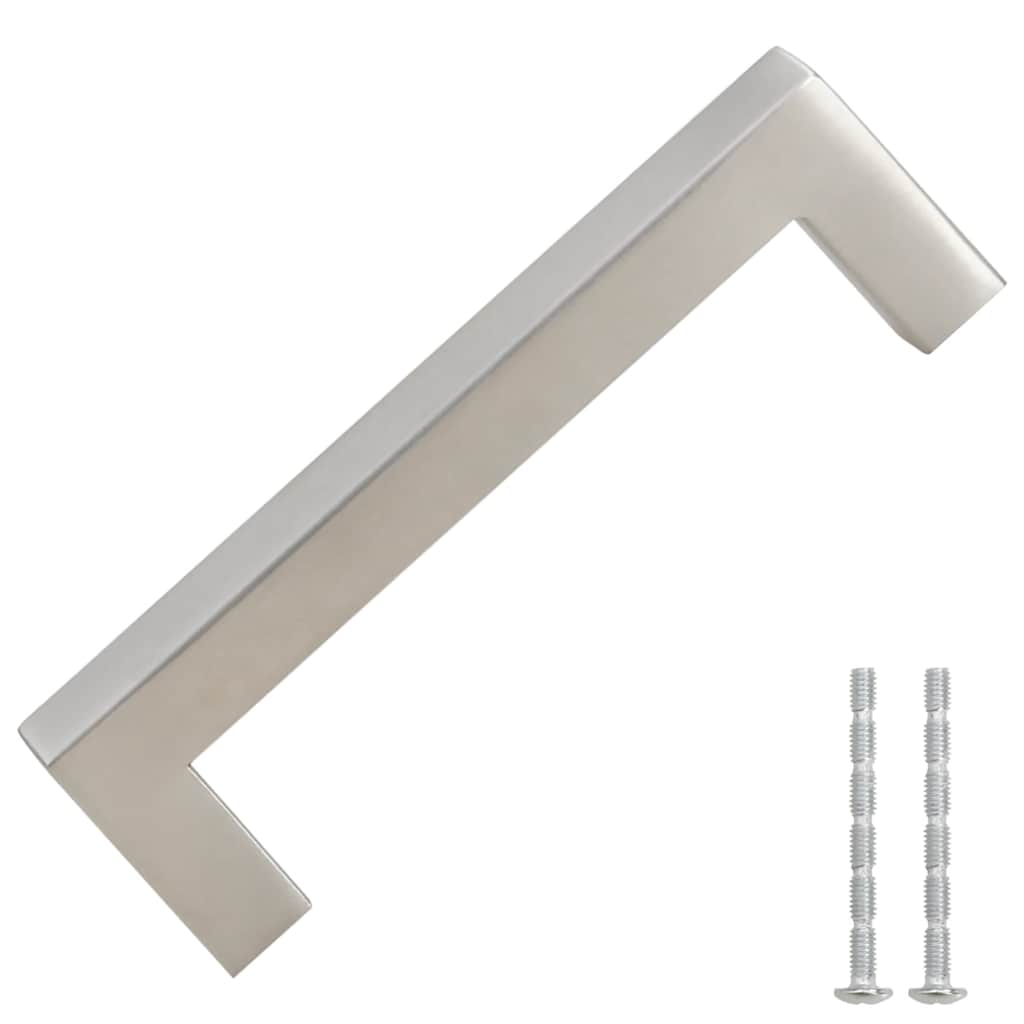 Kaapin Kahvat 10 Kpl Hopea 96 Mm Ruostumaton Teräs