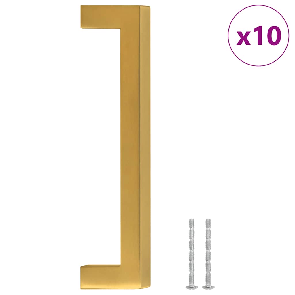 Kaapin Kahvat 10 Kpl Kulta 128 Mm Ruostumaton Teräs