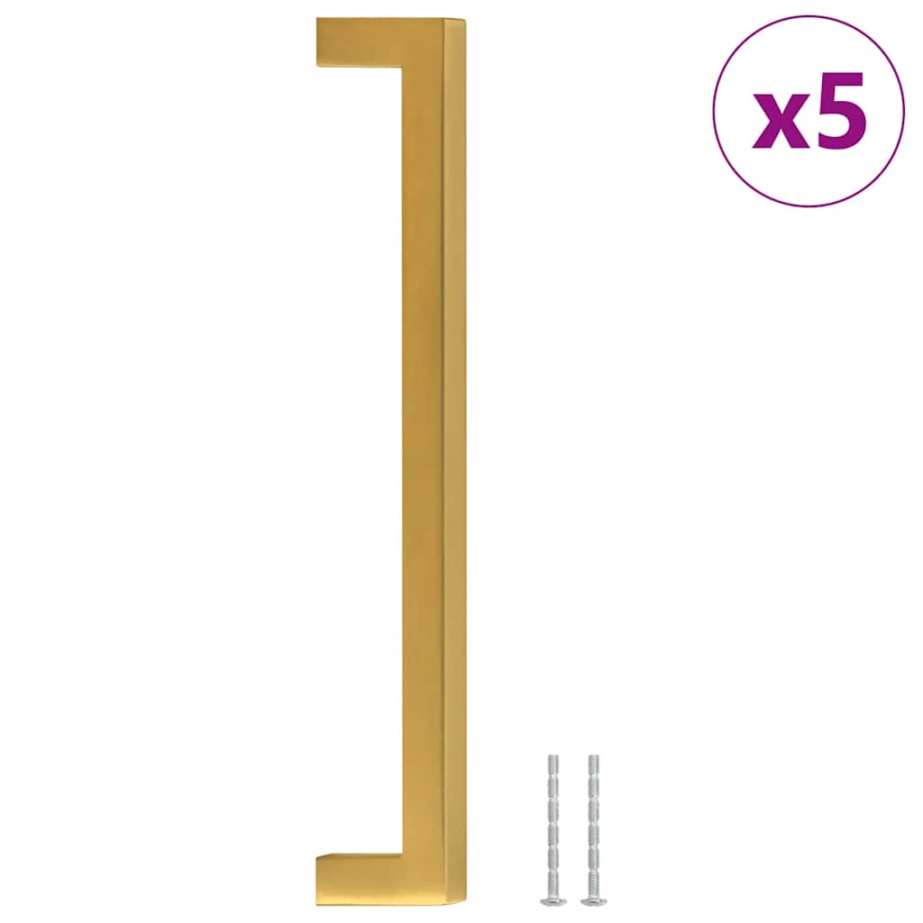 Kaapin Kahvat 5 Kpl Kulta 192 Mm Ruostumaton Teräs