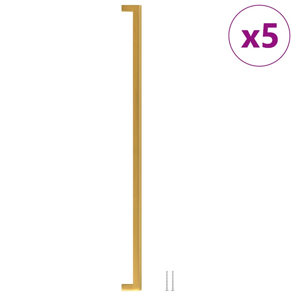 Kaapin Kahvat 5 Kpl Kulta 480 Mm Ruostumaton Teräs