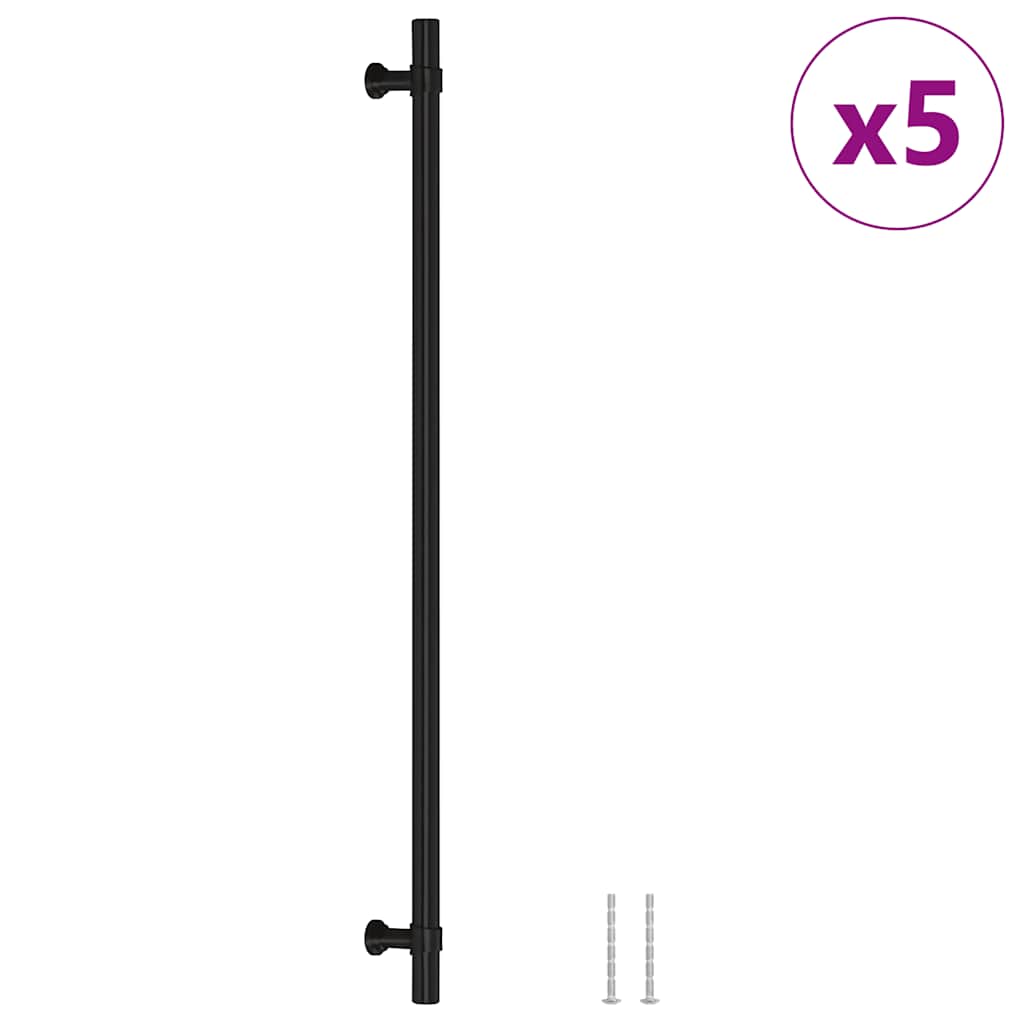 Kaapin Kahvat 5 Kpl Musta 320 Mm Ruostumaton Teräs