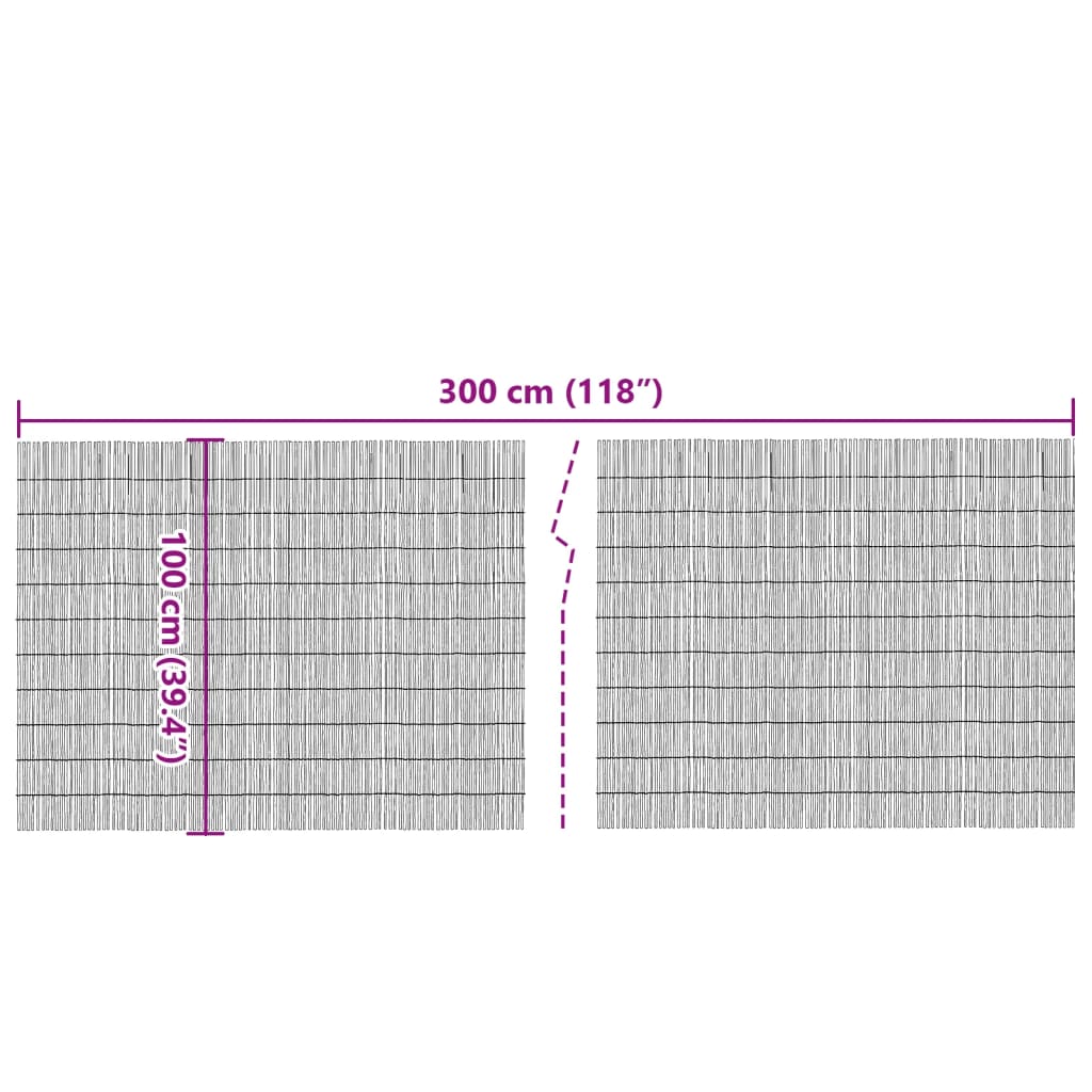 Puutarha-Aita 300X100 Cm Kaisla