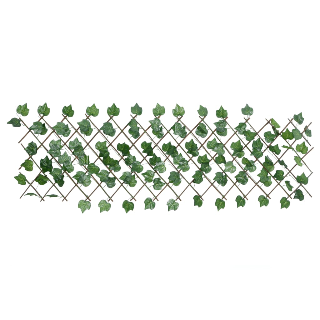 Säleikkö Tekoviininlehti Laajennettava Vihreä 190X60 Cm